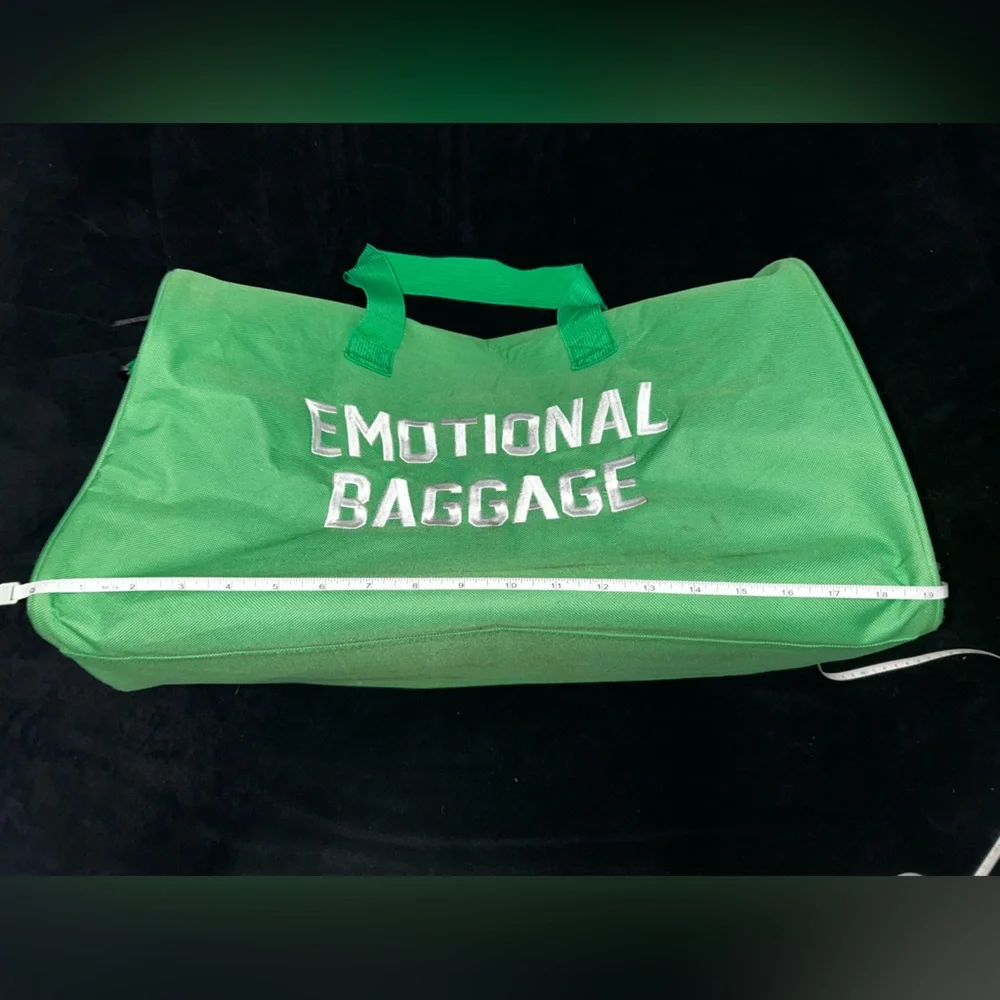 Emotional Baggage Green Duffel Bag - Picture 9 of 12